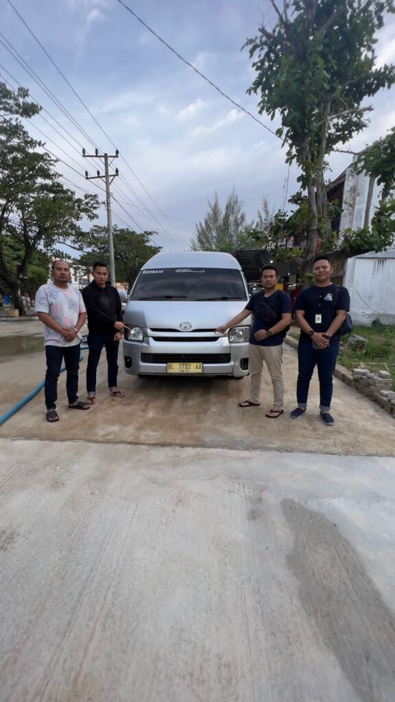 Polres Lhokseumawe saat mengamankan barang bukti terkait kasus pidana tabrak lari. FOTO/Net