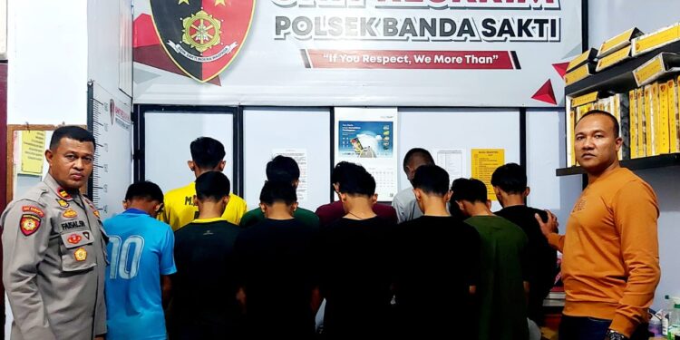 11 Pelaku Pengeroyokan di Lhokseumawe Diamankan Polisi