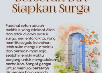 Berserah Diri Siapkan Surga