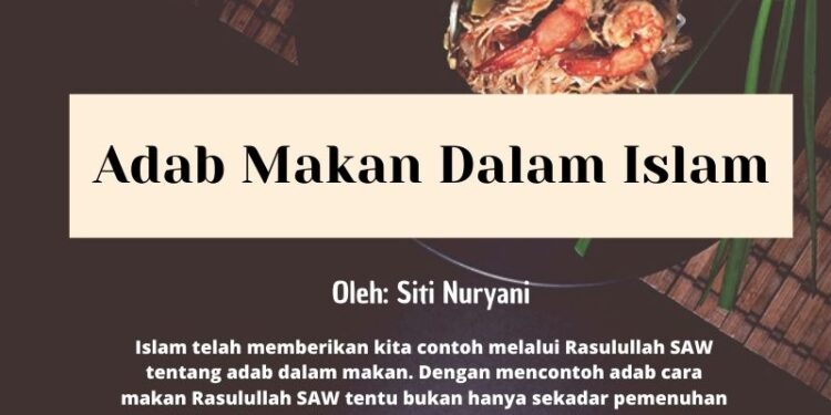 Adab Makan Dalam Islam
