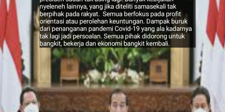 Cabut PPKM, Kebijakan Gas Rem Ala Rezim