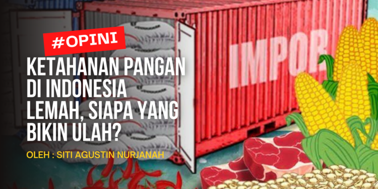 Ketahanan Pangan di Indonesia Lemah, Siapa yang Bikin Ulah?