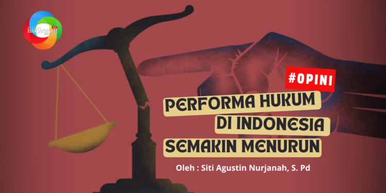 Performa Hukum di Indonesia Semakin Menurun
