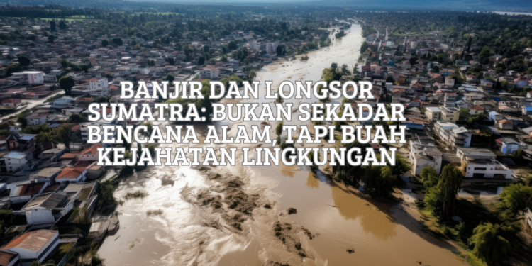 Banjir dan Longsor Sumatra: Bukan Sekadar Bencana Alam, Tapi Buah Kejahatan Lingkungan