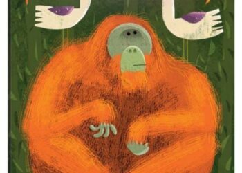 Orang Utan dan Ekskavator