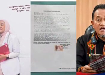 Flexing “Baby Girl” Pejabat Gayo Lues di Tengah Pemulihan Bencana