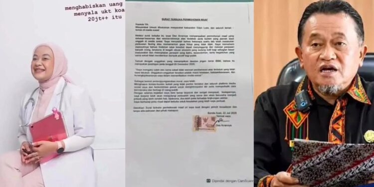 Flexing “Baby Girl” Pejabat Gayo Lues di Tengah Pemulihan Bencana